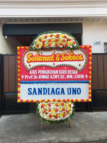 Papan Bunga Opening bendungan hilir