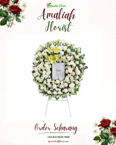 Krans Bunga Duka Cita bendungan hilir