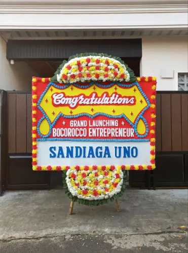 Papan Bunga Opening bendungan hilir